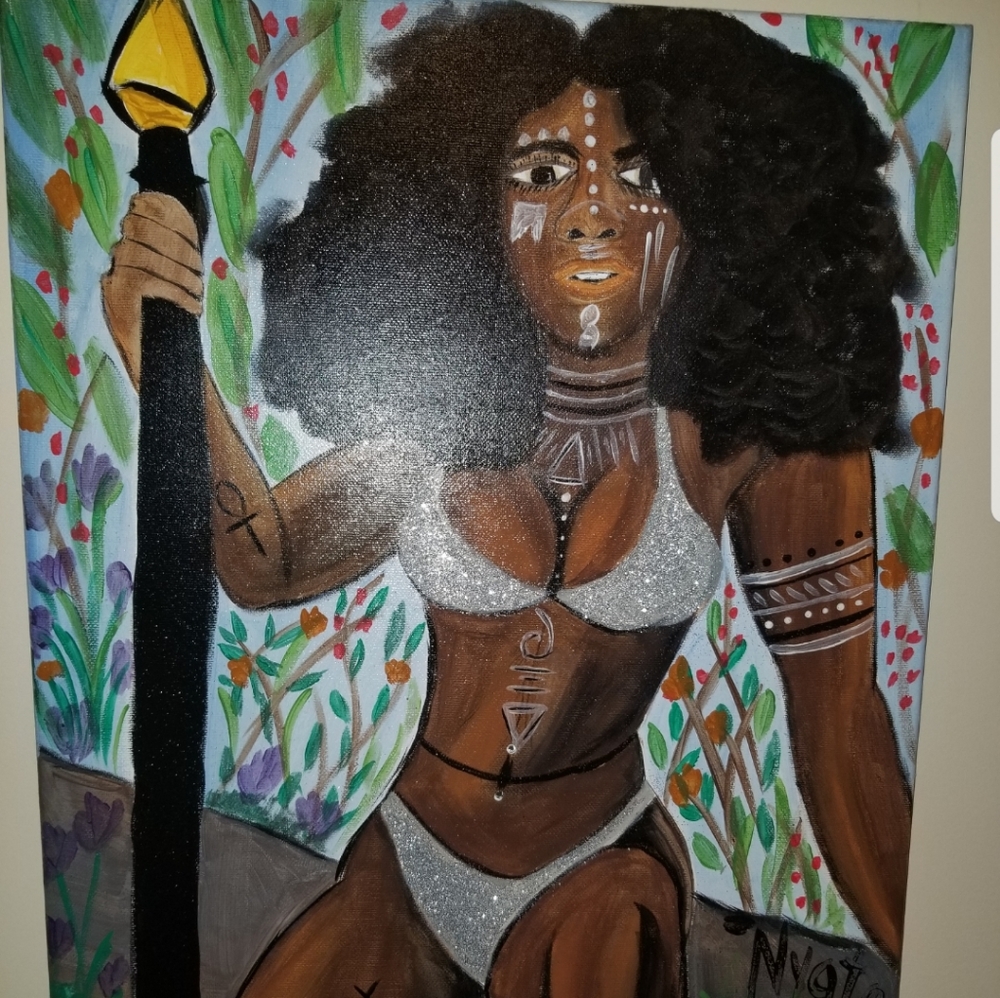 Tribal Acrylic Painting